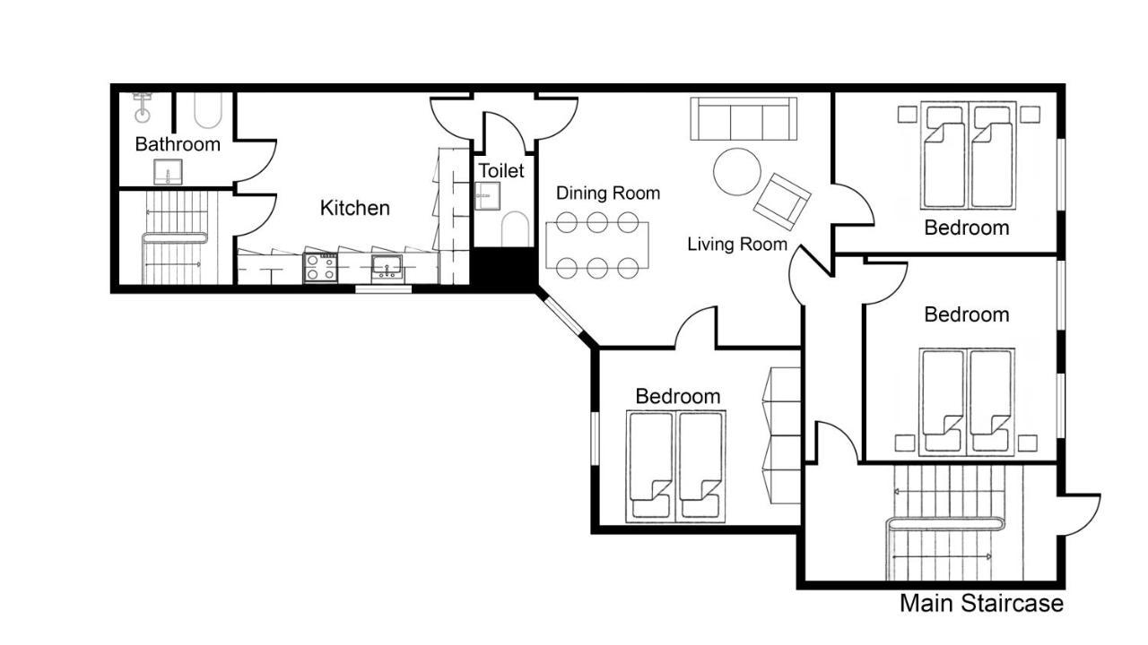 Xl Flat W 3 Bedrooms By Kings Garden In Cph City Kopenhagen Buitenkant foto
