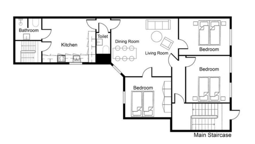 Xl Flat W 3 Bedrooms By Kings Garden In Cph City Kopenhagen Buitenkant foto